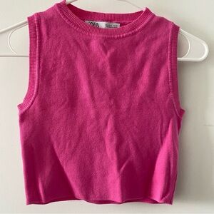 Zara Fuchsia Knit Top
